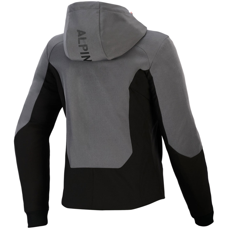 Alpinestars Stella Radium Tech Hoodie dames motorjas donkergrijs-zwart-roze