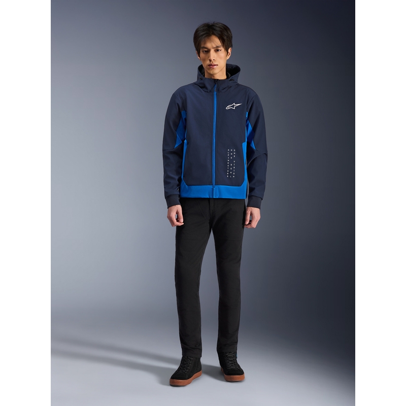 Alpinestars Radium Tech Hoodie motortrui donkerblauw-blauw