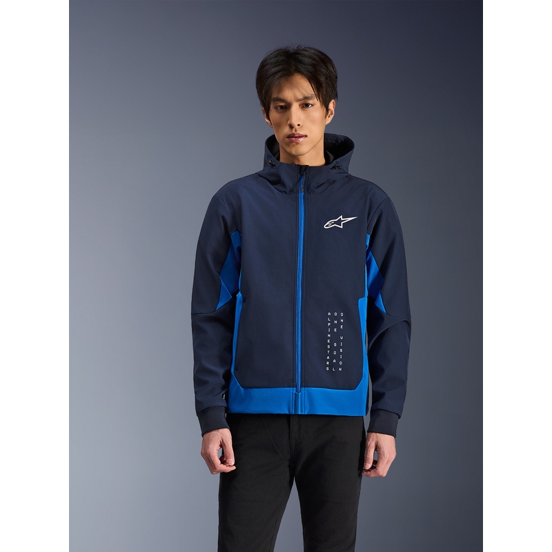 Alpinestars Radium Tech Hoodie motortrui donkerblauw-blauw