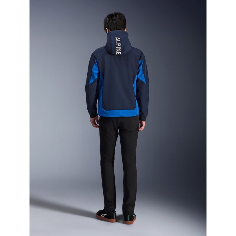 Alpinestars Radium Tech Hoodie motortrui donkerblauw-blauw