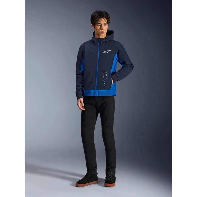 Alpinestars Radium Tech Hoodie motortrui donkerblauw-blauw