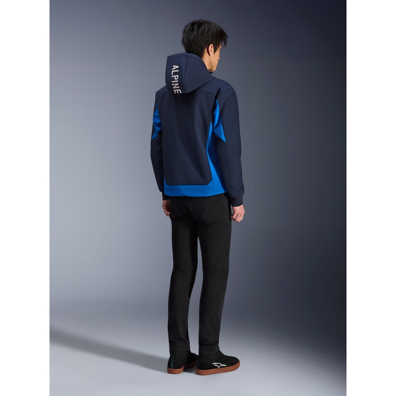 Alpinestars Radium Tech Hoodie motortrui donkerblauw-blauw