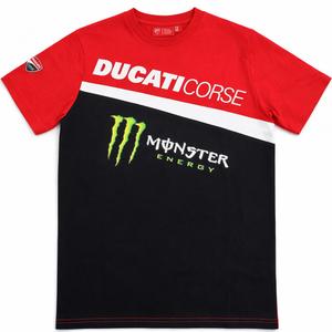 Ducati Corse Monster Diagonal T-shirt rood-zwart