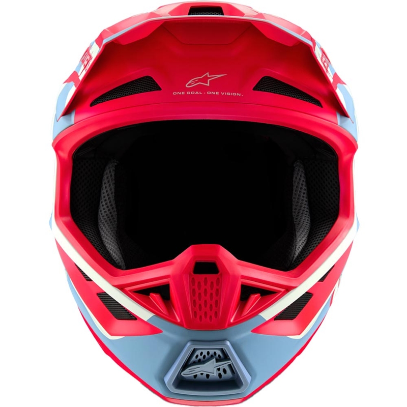 Alpinestars Supertech S-M7 limited edition Beast Coast motorcrosshelm grijs-zwart-oranje