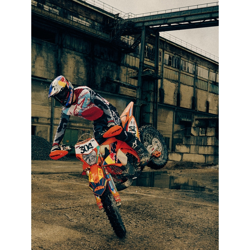 Alpinestars Techstar limited edition Beast Coast motorcrossshirt grijs-zwart-oranje