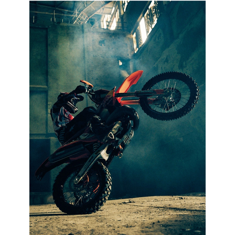 Alpinestars Techstar limited edition Beast Coast motorcrossshirt grijs-zwart-oranje