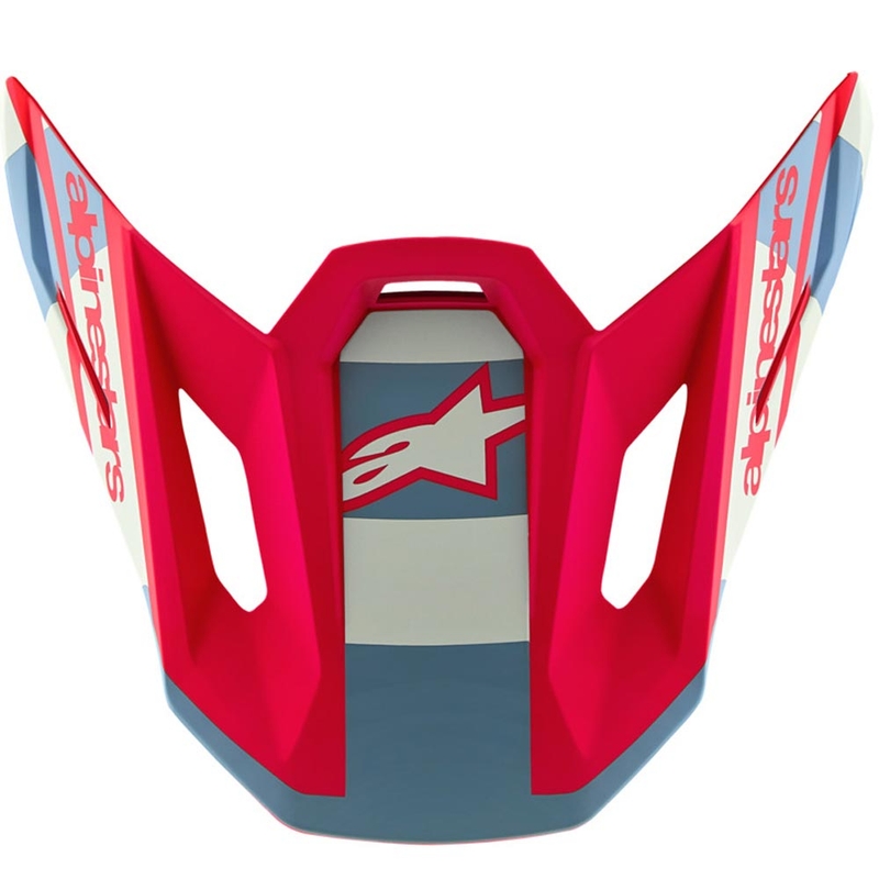 Alpinestars Supertech S-M7 limited edition Beast Coast motorhelmvizier grijs-zwart-oranje