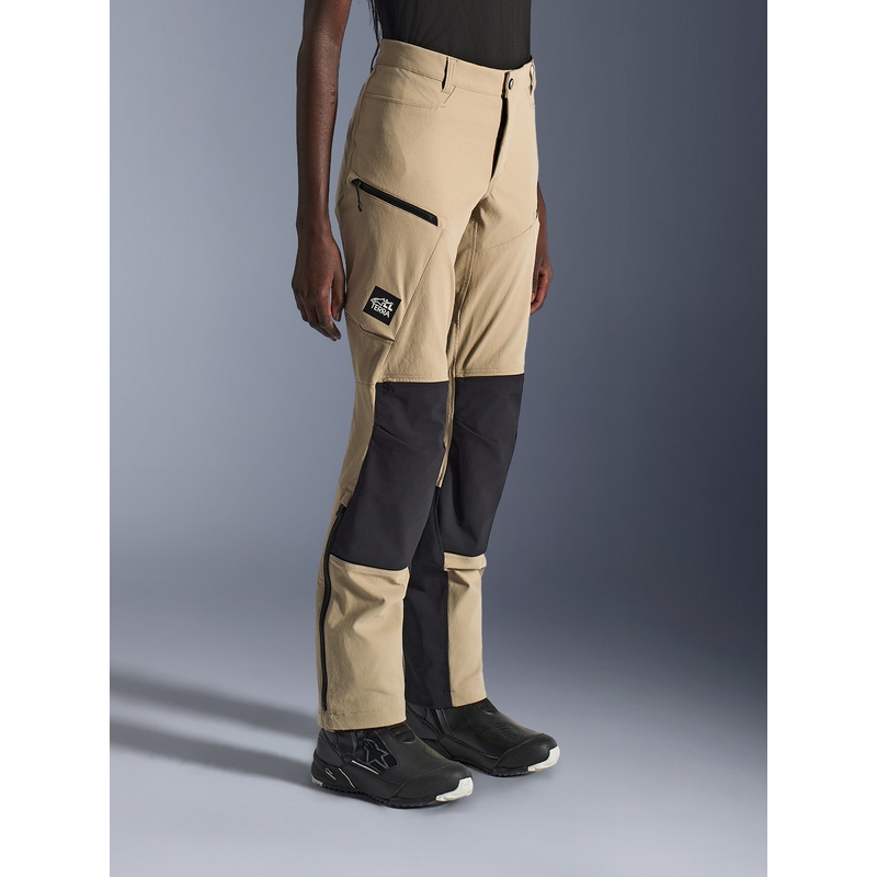 Alpinestars Stella Explore AST dames motorbroek lichtbruin-zwart
