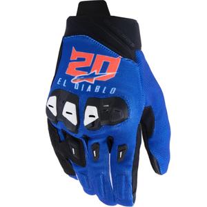 Alpinestars SP X 1 FQ20 motorhandschoenen collectie blauw-zwart-fluorrood