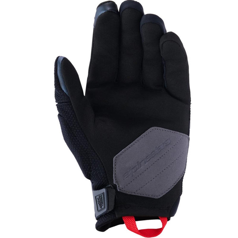 Alpinestars Durack motorhandschoenen donkergrijs-rood