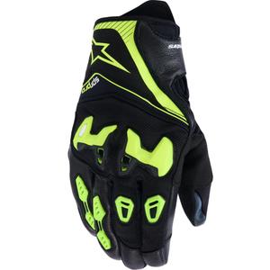 Alpinestars SP-R PRO motorhandschoenen zwart-fluorescent geel