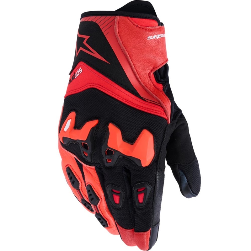 Alpinestars SP-R PRO motorhandschoenen rood-fluor rood-zwart
