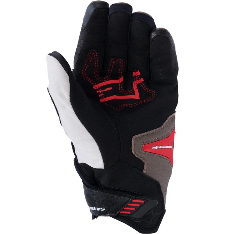 Alpinestars SP-R PRO motorhandschoenen lichtgrijs-bruin-oranje