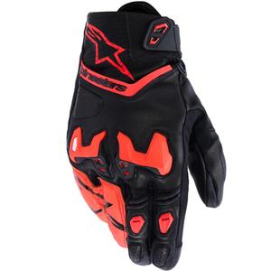 Alpinestars SP-R TECH motorhandschoenen zwart-fluorescerend rood