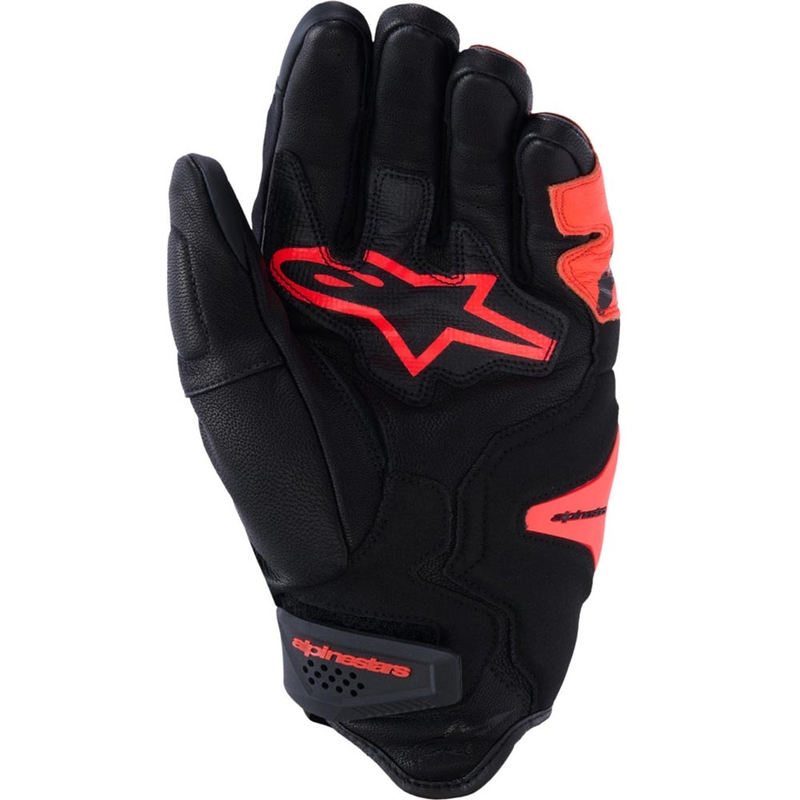 Alpinestars SP-R TECH motorhandschoenen zwart-fluorescerend rood