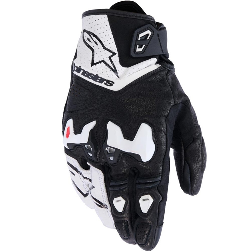 Alpinestars SP-R TECH motorhandschoenen wit-zwart
