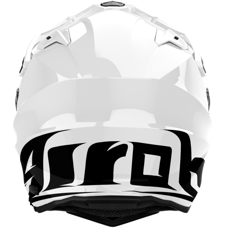 Endurohelm Airoh Commander 2, glanzend wit