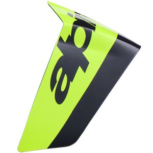 Aerodynamische spoiler voor motorhelmen Alpinestars Supertech R10 Arius raceprofiel fluo geel-zwart
