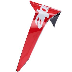 Aerodynamische spoiler voor Alpinestars Supertech R10 Arius motorhelmen, standaard profiel, fluorescerend rood-rood-wit