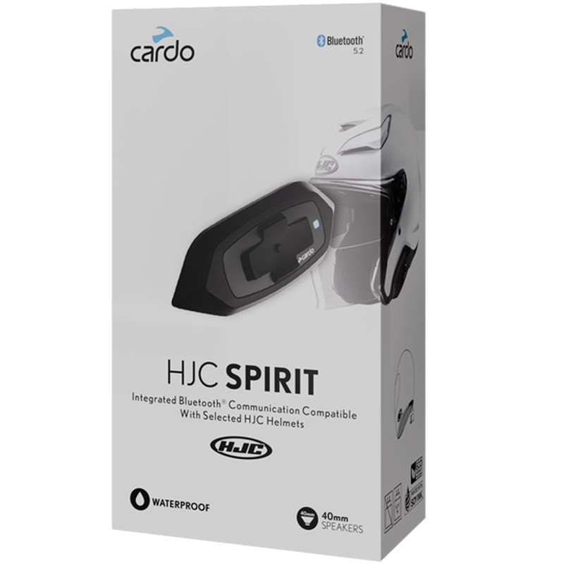 Cardo HJC Spirit motorfiets intercom zwart
