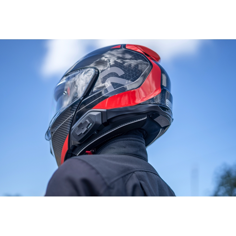 Cardo HJC Packtalk motorfiets intercom zwart