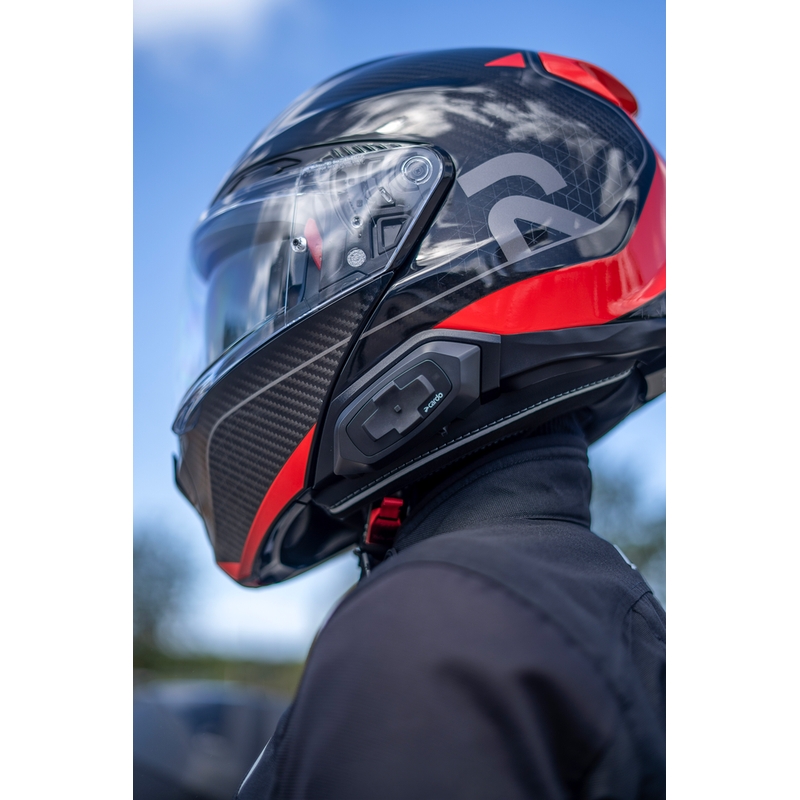 Cardo HJC Packtalk motorfiets intercom zwart