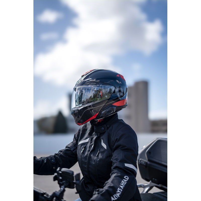 Cardo HJC Packtalk motorfiets intercom zwart