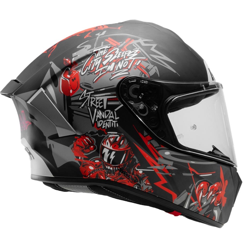 Airoh Spark 2 Cruze integraalhelm voor motorfietsen, matzwart-grijs