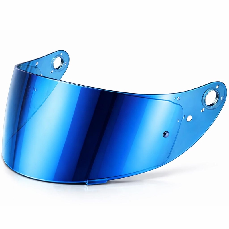 Vizier voor Cassida Orbit motorhelmen met Pinlock-voorbereiding REVO spiegelblauw
