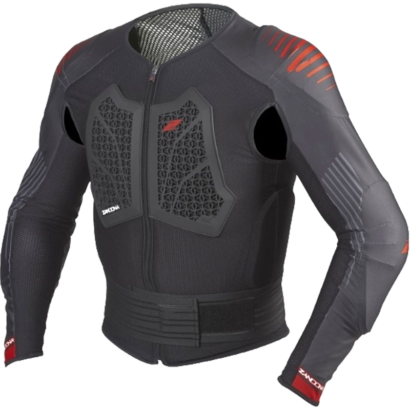 Lichaamsbeschermer Zandona Action X8 zwart-rood 180-189 cm