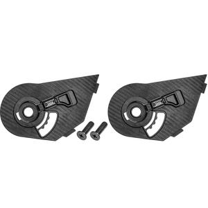 Viziermechanisme voor motorhelmen ZED F19 zwart