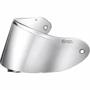 Vizier voor motorhelm ZED XD1 met voorbereiding voor FogCity-folie, spiegelzilver
