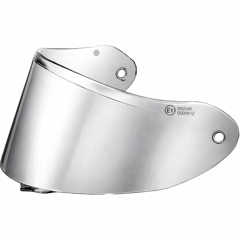 Vizier voor motorhelm ZED XD1 met voorbereiding voor FogCity-folie, spiegelzilver