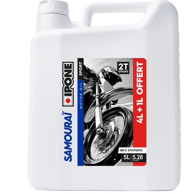Synthetische olie voor IPONE Samourai 2T mengsel 5 l