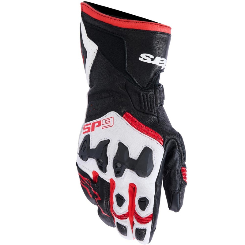 Alpinestars SP-9 motorhandschoenen zwart-wit-rood