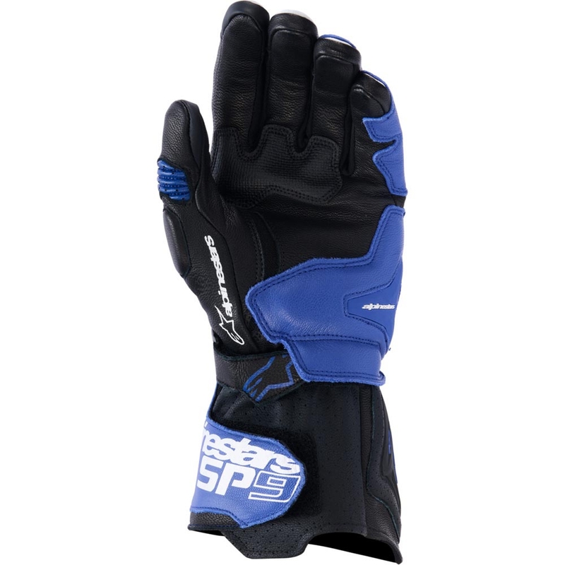 Alpinestars SP-9 motorhandschoenen blauw-wit-zwart