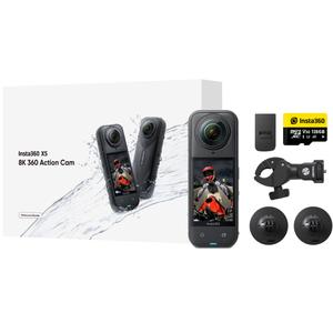 Insta360 X5 Motorfiets Bundel Actiecamera Zwart