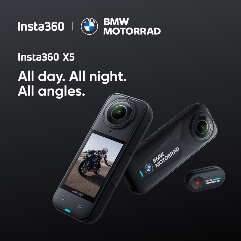 Insta360 X5 BMW Motorrad Edition actiecamera zwart