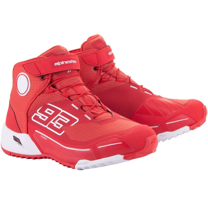 Alpinestars CR-X Drystar MM93 motorlaarzen rood-wit collectie