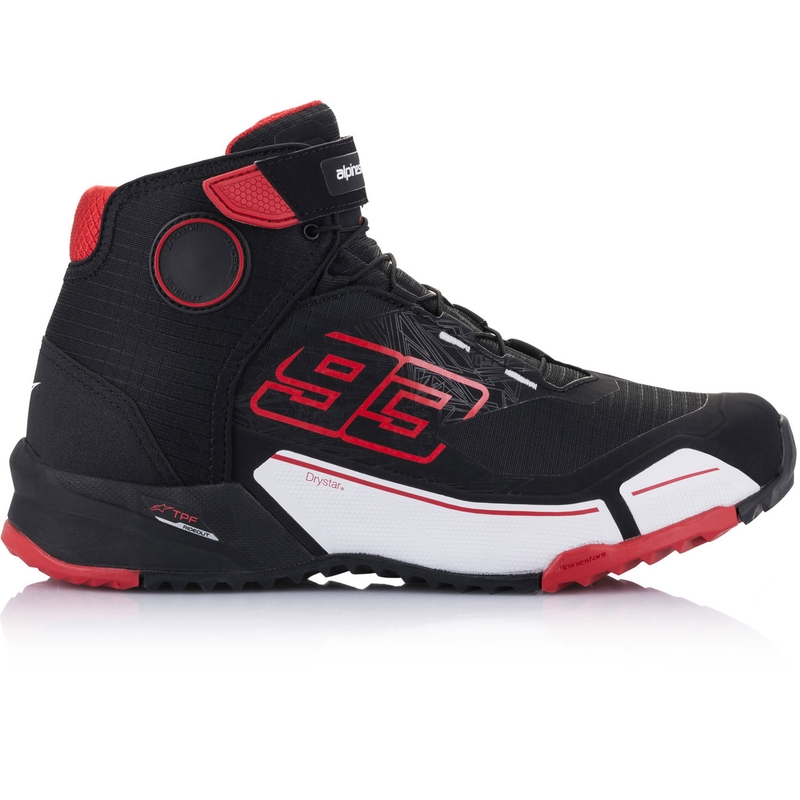 Alpinestars CR-X Drystar MM93 motorlaarzen collectie zwart-rood-wit