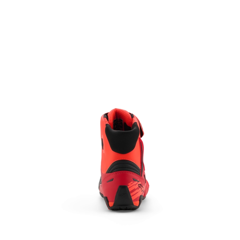 Alpinestars Faster-4 MM93 motorlaarzen, fluo collectie, rood-rood-zwart