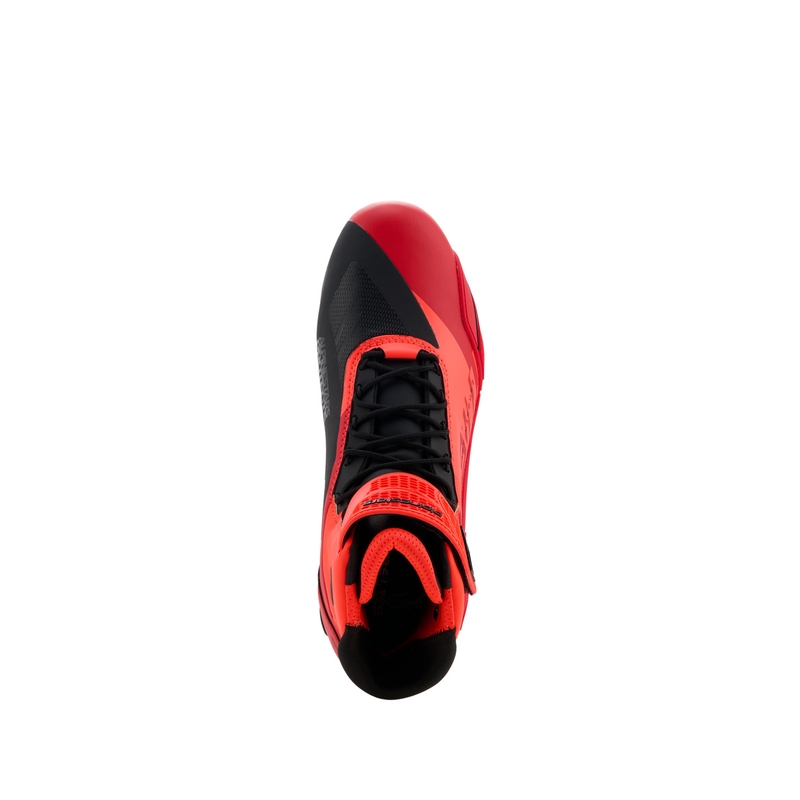 Alpinestars Faster-4 MM93 motorlaarzen, fluo collectie, rood-rood-zwart
