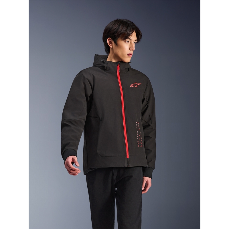Alpinestars RADIUM TECH HOODIE motortrui zwart-rood