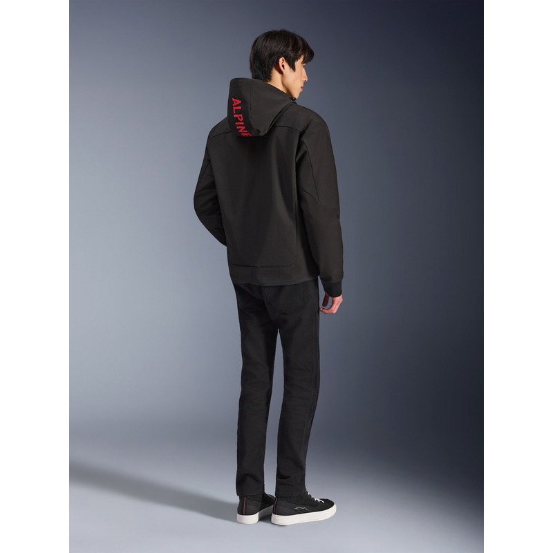 Alpinestars RADIUM TECH HOODIE motortrui zwart-rood