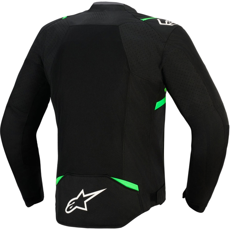 Alpinestars T-SPS Air V2 motorjas zwart-fluogroen