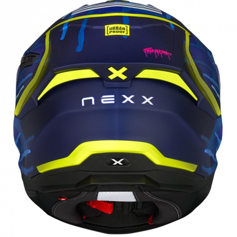 Integraal motorhelm Nexx Y.100R Urbangram donkerblauw - II. kwaliteit