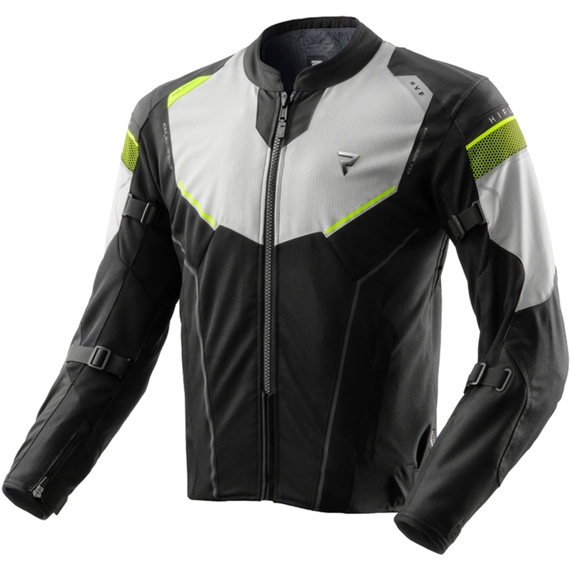 Motorjas Rebelhorn Hiflow V zwart-grijs-fluogeel - II. kwaliteit