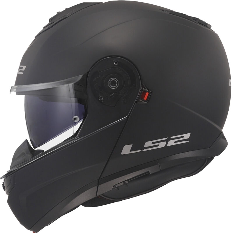 Opklapbare helm LS2 FF908 Strobe II matzwart - II. kwaliteit