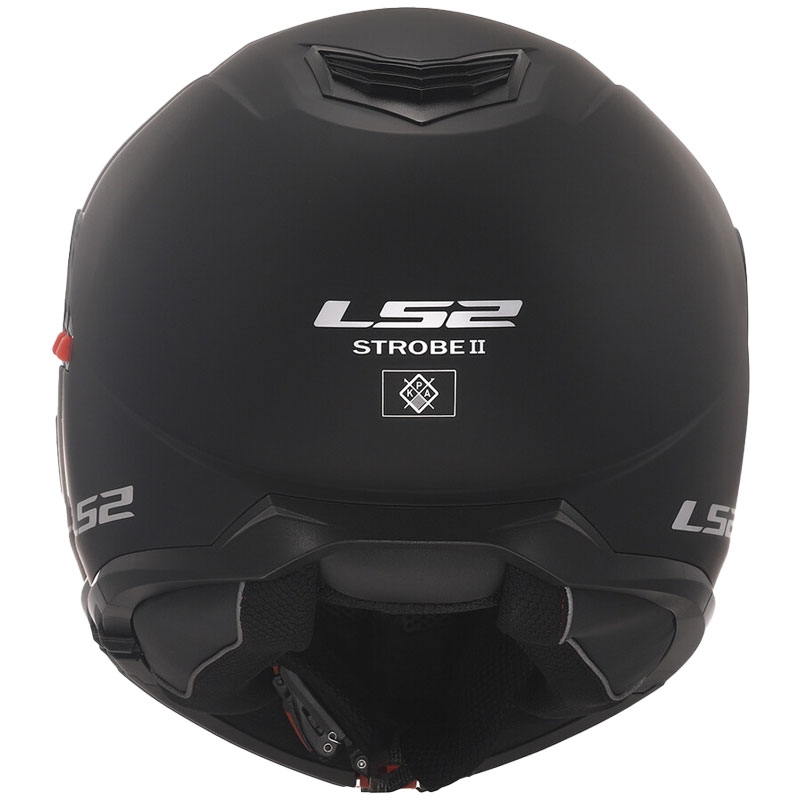 Opklapbare helm LS2 FF908 Strobe II matzwart - II. kwaliteit