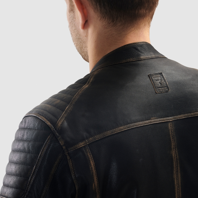 Rebelhorn Hunter II leren motorjas bruin - 2e kwaliteit - II. kwaliteit